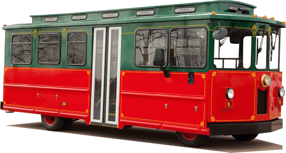 trolleybus cartoon, fun illustration, kids-friendly design png